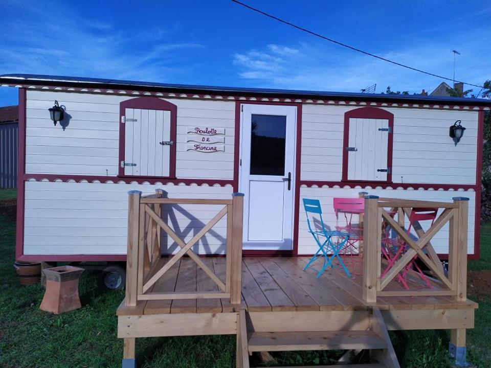 La Roulotte De Francine Chazeuil Exterior foto